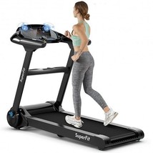2.25HP Folding Treadmill with Bluetooth Speaker-Black - $776.99