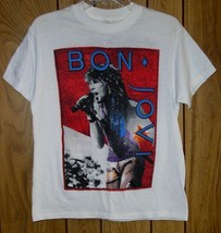 Bon Jovi Concert Tour Shirt Vintage 7800 Fahrenheit STAFF Single Stitched Large - £391.84 GBP
