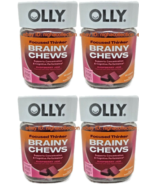 4 x OLLY Focused thinker Brainy Chews Raspberry Jam 20-ct IN A BOTTLE BR... - $61.04 CAD
