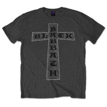 Charcoal Black Sabbath Cross Official Tee T-Shirt Mens Unisex - £25.10 GBP