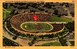 The Stadium, Stanford University, Palo Alto, California CA Postcard BK50 - £5.44 GBP