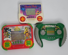 3 Handheld Games Lot Pitfall! Thunder Blade Power Rangers Tested Working - £31.96 GBP