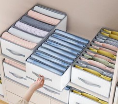 Storage Clothes Wardrobe Grid Organiser Closet Shelf Box  Drawer Tidy Ha... - £8.68 GBP