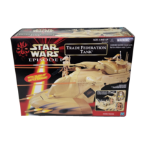 VINTAGE 1999 STAR WARS EPISODE 1 TRADE FEDERATION TANK NEW IN BOX VEHICLE - £48.35 GBP