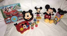 Disney Store Plush Mickey Mouse Clubhouse Blocks Talking Book Sorter &amp; Radio - $29.99