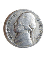 1939 Jefferson Nickel No Mint Mark 5 Cent Coin - $57.10 MXN