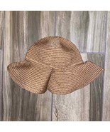 Brown and tan Speckled Beach Pool Sun Shade hat - one size - £14.52 GBP