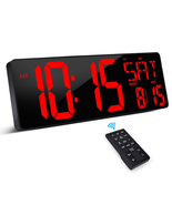 Digital LED Wall-Mounted Modern Calendar Day Clock - €56,24 EUR
