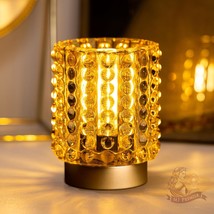 Battery Operated Mini Crystal Table Lamp With Timer - Cordless For Home,... - $748.61 MXN