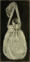 Round Gate Top Bag / Purse. Vintage Crochet Pattern For A Handbag. Pdf Download - $2.50