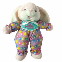 Vintage 1997 Bunny Tumbles Surprise Easter Bunny Jelly Beans Stuffed Animal 14&quot; - £63.30 GBP