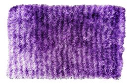 Shaggy Soft Door Mat Carpet Rug 20 Inch x 32 Inch Striped Shiny Purple L... - $63.13
