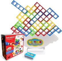 48 PCS Tetra Tower Game Stack Attack Stack Games for Kids Adults Kids Ga... - £14.96 GBP