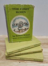 The Bunnys Nutshell Library 4 Book Set by Robert Kraus VTG 1965 The First Robin - £125.51 GBP