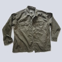 American Eagle Men Olive Green Cotton Shirt Size M - £16.52 GBP