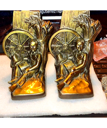 1940s Tom Sawyer and Huck Finn beautifully bronzed bookends~Very Old and... - €66,85 EUR
