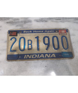 Vintage 1989 Indiana &quot;Back Home Again&quot; License Plate 20B1900 Expired Elk... - $130.95 MXN