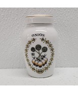 Vintage The Franklin Mint Gloria Concepts Porcelain Spice Jars 3 1/4&quot; ONION - $16.28 CAD