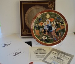 HEDI KELLER PLATE 1979 &quot;Die Anbetung&quot; &quot;The Adoration&quot; box COA Konigszelt Bavaria - £12.70 GBP