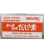 Welpac Katsuo Dashi No Moto Powdered Bonito Soup Stock 1.75 Oz (Pack Of 3) - $726.24 MXN