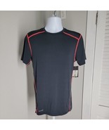 NWT Russell Training Fit Dir Power 360 T-Shirt ~ Sz S ~ Gray &amp; Red~ Shor... - £13.61 GBP