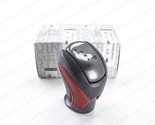 New Genuine OEM Nissan R35 GTR GT-R NISMO Red Black Leather Shift Lever ... - $206.10