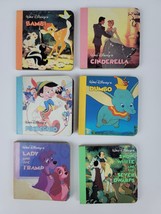 Vintg Lot of 6 Walt Disney Miniature Books Bambi Dumbo Cinderella..Chatham - £9.33 GBP