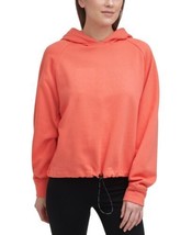 DKNY Womens Graphic Hoodie Size Medium Color Paradise Pink - £47.18 GBP