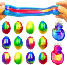 12 Pack Colorful Slime Eggs Toys Easter Eggs for Kids Girls Boys Easter Basket S - £19.82 GBP