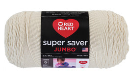 Red Heart Super Saver Jumbo Yarn, Aran, 14 Oz., 744 Yards - $15.79