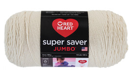 Red Heart Super Saver Jumbo Yarn, Aran, 14 Oz., 744 Yards - £11.80 GBP