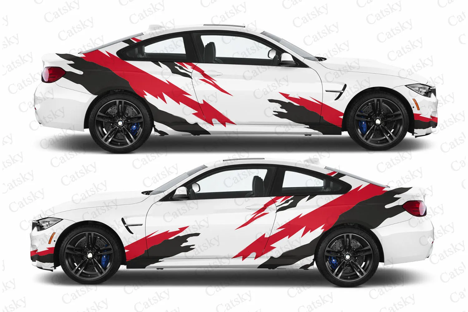 Color vector image of camouflage stripes Car Decal Graphics Vinyl decal Cover - £60.87 GBP