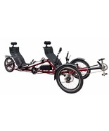 Eco-Friendly Tandem Recumbent Tricycle with Electric Power - £4,377.53 GBP