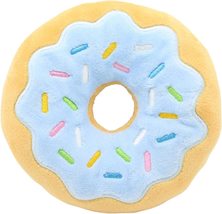 JSBLUERIDGE Donut Plush Squeaky Dog Toys Set for Small and Medium Puppy Dogs Cat - £7.73 GBP