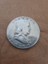½ Half Dollar Franklin Silver Coin 1954 P Mint 50C KM#199 - £12.90 GBP