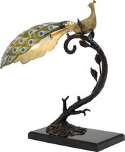 Desk Lamp MAITLAND-SMITH Peacock Barcelona Bronze Cast Brass Shades Inc - £2,451.31 GBP