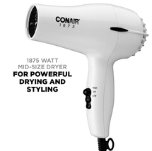 Conair Mid-Size Hair Dryer 1875-Watt Styler Ceramic Hair Dryer Priced Cheap - $29.00