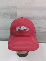 Budweiser 100% Cotton Hook and loop Adjustable Hat 1990&#39;s - £5.84 GBP