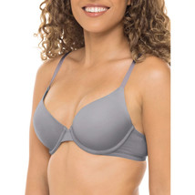 No Boundaries Women&#39;s Lightly Lined Underwire T-Shirt Bra, Gray - Size 38B - £6.14 GBP