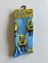 Men Shoe Size 6-12 Crew Socks Spongebob Squarepants - New (1 Pair) - £7.30 GBP