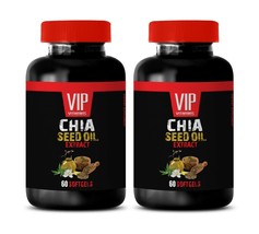chia seed extract - CHIA SEED OIL 1000mg - antioxidant rich oil 2 Bottles - $33.62