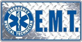 EMT Metal License Plate - £9.65 GBP