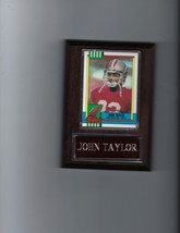 John Taylor Plaque Football San Francisco Forty Niners 49ers Nfl C - £0.78 GBP