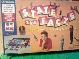 State the Facts, 1993 Family Learning Game, Pressman Made in the USA - $14.01