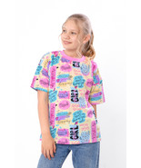 Teen Girls’ T-Shirt – Stylish Cotton Tee with Bright Print, Summer,  Nos... - $23.41 CAD+