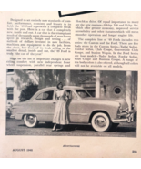 1949 Ford Custom Series Advertisement Automobilia Car Of The Year F15U1 - $456.77 MXN