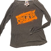 Baltimore Orioles Touch by Alyssa Milano Women&#39;s Long Sleeve Sheer Shirt Size L - £19.41 GBP