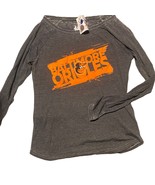 Baltimore Orioles Touch by Alyssa Milano Women&#39;s Long Sleeve Sheer Shirt... - £19.46 GBP