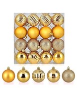 Christmas Ball Ornaments,Assorted Pendant Shatterproof 32pcs/Pack,40mm, ... - $19.99