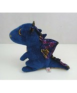 2018 Ty Beanie Babies Buddy Boos Saffire Blue Dragon 9&quot; Plush - $9.89